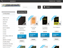 Tablet Screenshot of livres-sur-sorgue.com